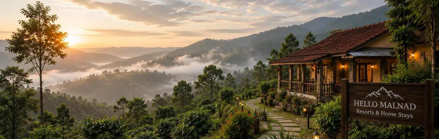Coffee estate homestay in Chikmagalur