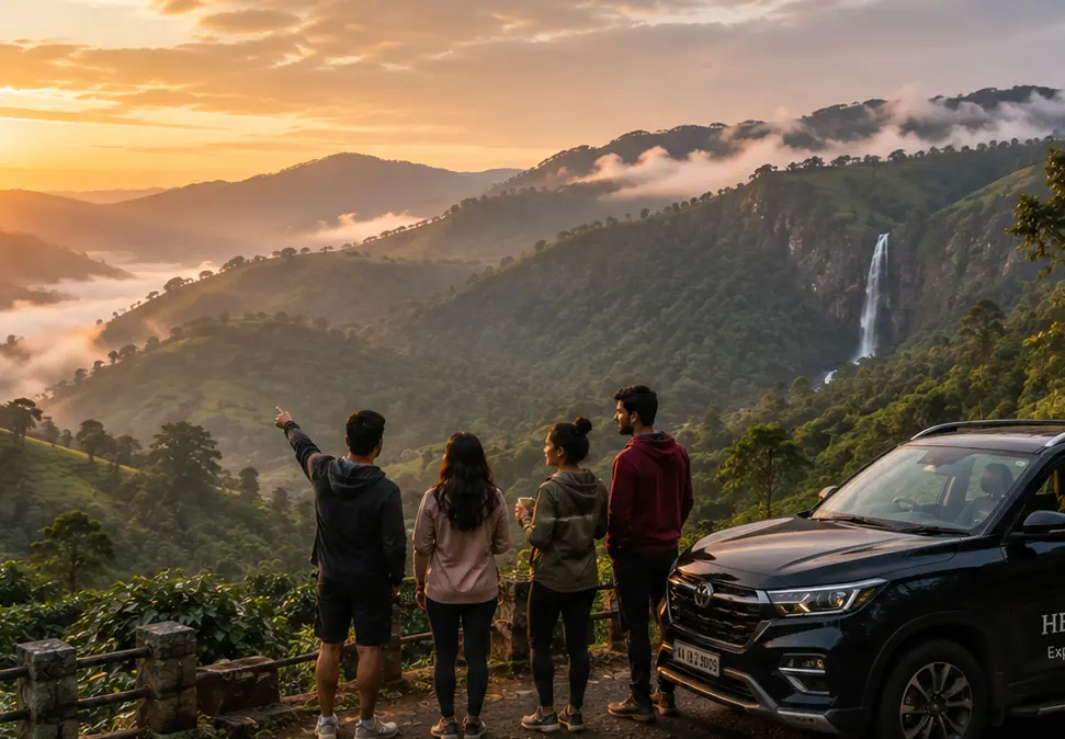 Group trekking on the complete Malnad circuit